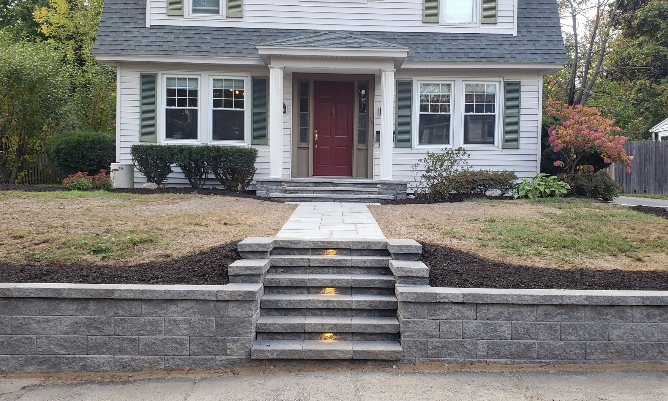 Katahdin Stone Works Hardscaping project after